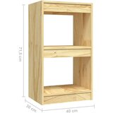 vidaXL knjižna omara 40x30x71,5 cm trdna borovina | Shoptok.si
