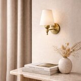 Opviq zlatna i ecru zidna lampa 242427 | Eponuda.com