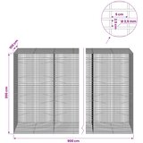  Gabion s žicom debljine 3,5 mm i mrežom 5x2,5 cm 900x100x200 cm | shoptok.hr