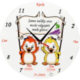  Zidni sat Poklon za tete/odgojiteljice u vrtiću! Š17139 | shoptok.hr