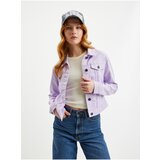Noisy May Light purple denim jacket Debra - Women | Shoptok.si