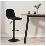 vidaXL Barski stolac crni baršunasti | shoptok.hr
