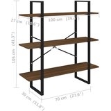 Ormarić za knjige smeđi hrast 100x30x105 cm konstruirano drvo | shoptok.hr