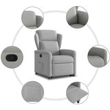  Naslonjač na podizanje od tkanine oblačnosivi | shoptok.hr