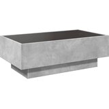  Stolić za kavu LED siva boja betona 90x50x30 cm drveni | shoptok.hr