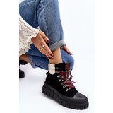 Boto Lined Boots Trappers on Thick Sole Black Ralotta | ePonuda.com