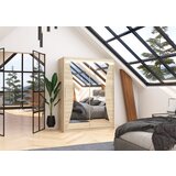 ADRK Drsna omara z ogledalom MAX 150 cm - SONOMA-SONOMA HRAST | Shoptok.si