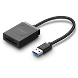 Ugreen Čitalec pomnilniških kartic SD / micro SD, vtič USB 3.0, 15 cm - črn, (22007519) | Shoptok.si