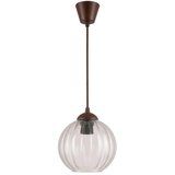Brilagi LED luster na sajli RETRO GLASS 1xE27/60W/230V Ø 18 cm smeđa/prozirna Cene