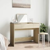  Toaletni stolić s ogledalom boja hrasta sonome 100x45x76 cm | shoptok.hr