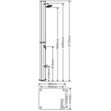  Solarni tuš 35 l sa slavinom za pranje nogu KR-04 | Eponuda.com