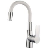 Inter Ceramic slavina za umivaonik alisado + set za ugradnju zinc/mesing kromirana/bijela | Eponuda.ba