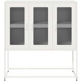 vidaXL Komoda ružičasta 100,5x39x107 cm hladno valjani čelik | shoptok.hr