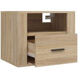  Zidni noćni ormarići 2 kom boja hrasta sonome 50x36x40 cm | shoptok.hr