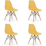 OSKAR osaka stolica senf / prirodne noge set 4 komada | ePonuda.com