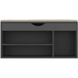  Klupa za cipele s jastukom siva 104x30x49 cm konstruirano drvo | Eponuda.ba