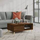  Stolić za kavu smeđa boja hrasta 90x60x35 cm konstruirano drvo Cijene