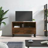vidaXL TV omarica rjavi hrast 80x36x50 cm inženirski les Cene