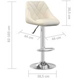  Barski stolček krem žamet | Shoptok.si