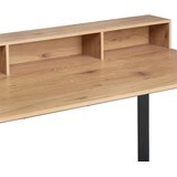 MID.YOU PISALNA MIZA kovina, leseni material črna, barve hrasta | Shoptok.si