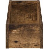  Kutija za LP ploče 2 kom. Dimljeni hrast 18 x 32 x 18 cm Slike