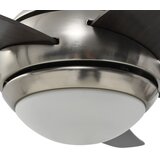 The Living Store Ukrasni stropni ventilator sa svjetlom 128 cm smeđi | shoptok.hr