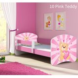  Otroška postelja ACMA z motivom, stranska roza 160x80 cm 10 Pink Teddy Bear | Shoptok.si