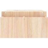  Stojalo za zaslon 100x27,5x15 cm trdna borovina | Shoptok.si