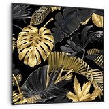 Klarstein Wonderwall Air Art Smart, infracrveni grijač, crni cvijet, 60 x 60 cm, 350 W | shoptok.hr