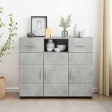  Drveni ormar s ladicama Betonski sivi 88,5 x 30,5 x 73 cm | shoptok.hr