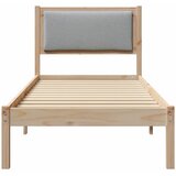  Krevetna konstrukcija s uzglavljem Svijetlo siva 80 x 190 cm | shoptok.hr