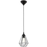 Eglo viseča svetilka carlton (60 w, E27, premer: 17,5 cm, višina: 110 cm, črna) Cene