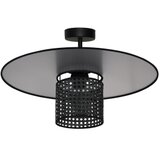  Duolla - Plafonski luster TOKYO RATTAN 1xE27/15W/230V, prečnik 50 cm, crna/srebrna | Eponuda.com