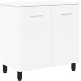 vidaXL Kopalniška enota Bela 60 x 35 x 60 cm Inženirski les, (5000245378) | Shoptok.si