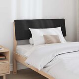  Tapecirani uzglavlje Crna 90 cm Čvrsto borovo drvo | shoptok.hr