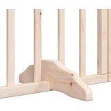 vidaXL Vrata za pse s vratašcima 6 panela sklopiva 300 cm drvo topole | shoptok.hr