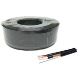 Gembird KABL-COAX-RG59+2X0.75 CCA/PE/100M/MSG outdoor koaksialni kabl sa napojnim kablom 2x0,75 + sajla 100m | ePonuda.com
