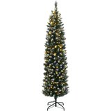  Umjetno tanko božićno drvce sa 150 LED žarulja 120 cm | shoptok.hr