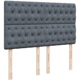  Krevet s oprugama i madracem tamnosivi 140x200 cm baršunasti | shoptok.hr