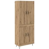  Highboard 2 kom. Umjetnički hrast 69,5 x 34 x 180 cm | shoptok.hr