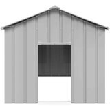  Kućica za pse s krovom 113x153x101 cm pocinčani čelik | shoptok.hr