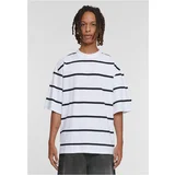 Urban Classics Men's striped T-shirt with oversized sleeves white/black