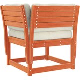  5-dijelni set vrtnih sofa s jastucima voštano smeđi od borovine | shoptok.hr