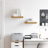 Polica na zidu 2 pcs Bež 40 x 23,5 x 4 cm Konstruirano drvo | shoptok.hr