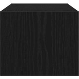 vidaXL TV omarica črna hrast 60x31x25,5 cm inženirski les | Shoptok.si