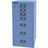 BISLEY Predalnik MultiDrawer™, serija 29, DIN A4, 8 predalov, moder | Shoptok.si