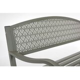 BIZZOTTO Kaki zelena metalna vrtna klupa Lizette – | shoptok.hr