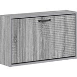  Ormar za cipele na zidu HAARLEM 71 x 17 x 43 cm Siva Sonoma | shoptok.hr