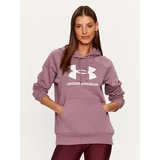 Under Armour Jopa Ua Rival Fleece Big Logo Hdy 1379501 Vijolična Loose Fit