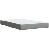 vidaXL Krevet s oprugama i madracem svjetlosivi 120x190 cm od tkanine | shoptok.hr